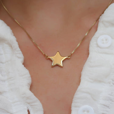 Gold Star Necklace